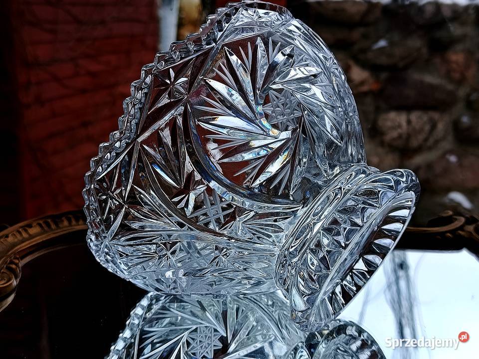 Śliczna kryształowa owocarka Klenica sprzedam