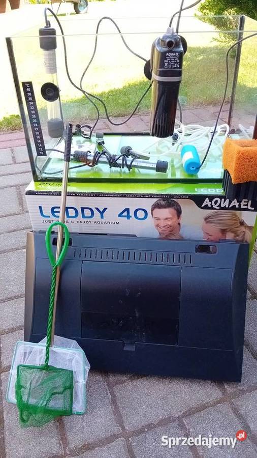 Akwarium 25 l z wyposażeniem lubuskie sprzedam