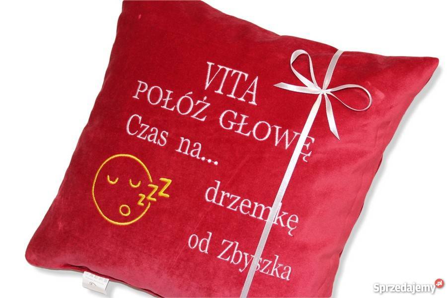PODUSZKA Prezent na Urodziny Imieniny Chłopaka kujawsko-pomorskie Grudziądz sprzedam