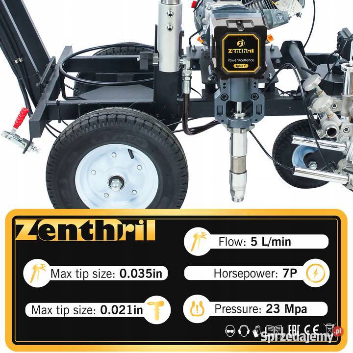 Malowarka Drogowa Spalinowa Zenthril Malarskie Ludźmierz