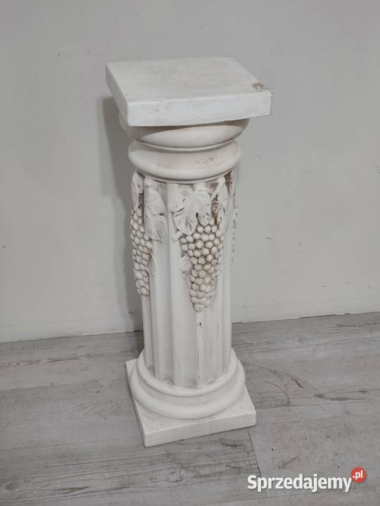 Stylowy Ceramiczny Postument Kolumna Kwiatowa łódzkie Poddębice