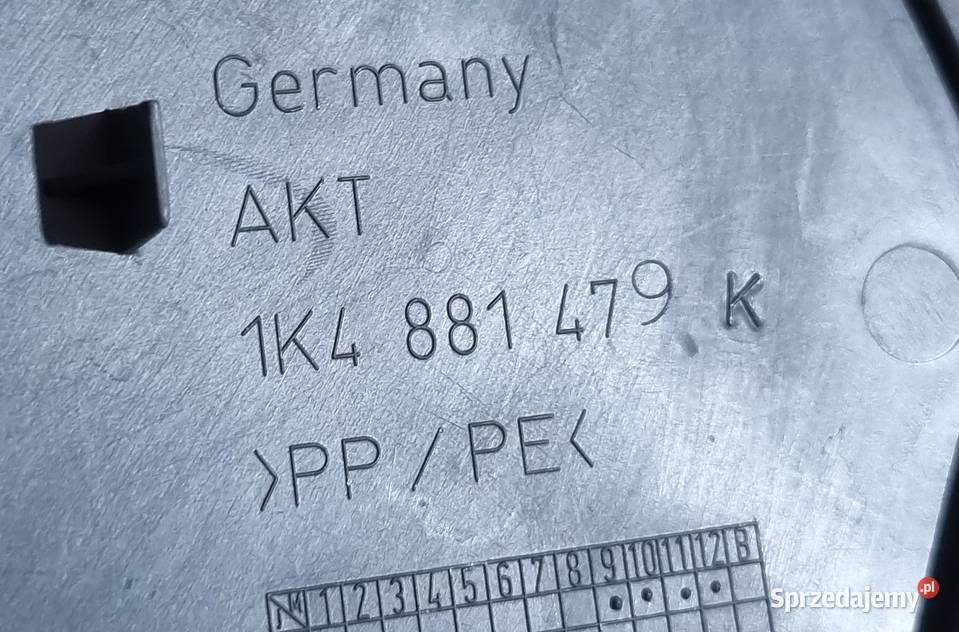 Element fotel plastik oslona VW 1K4881479K