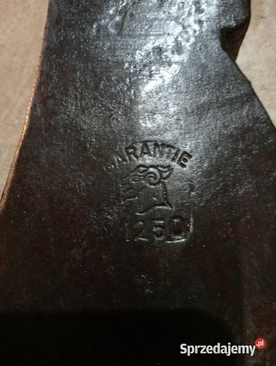 Siekiera niemiecka z sygnatura tzw baranka