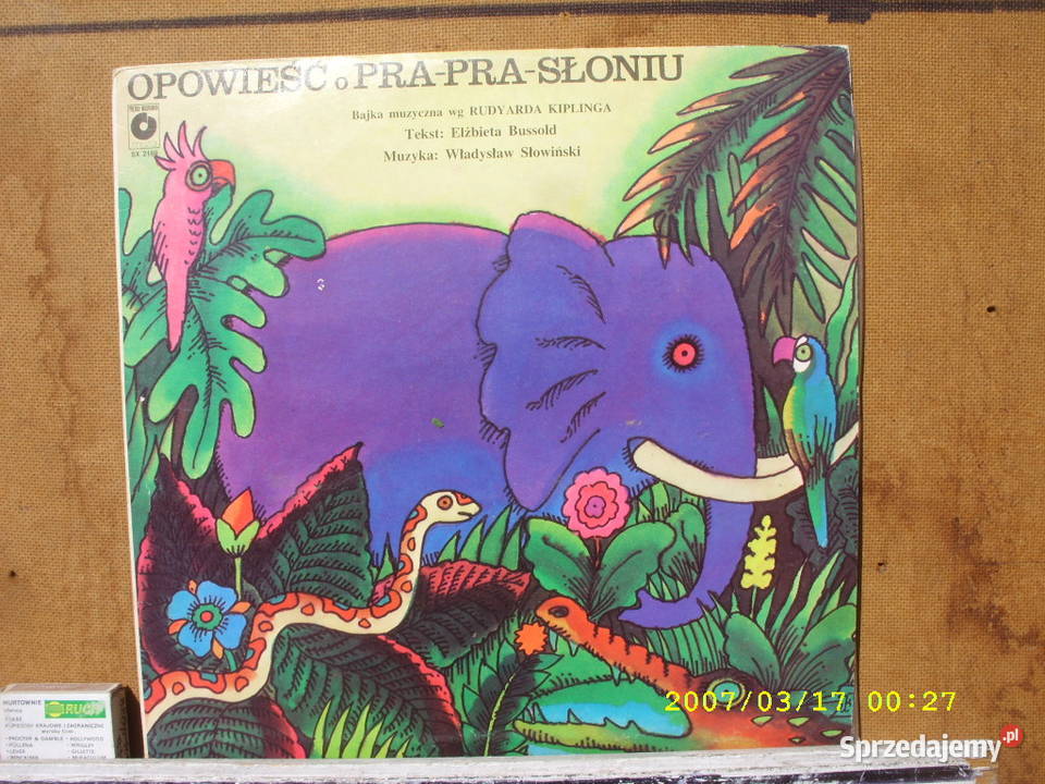O LP bajka muzyczna Opowiesc o praprasloniu Wołów sprzedam