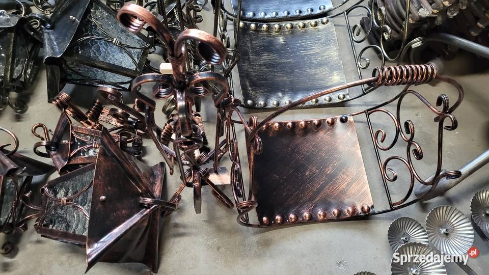 PIĘKNY MASYWNY Kosz na drewno czarny ręcznie stal małopolskie Kraków