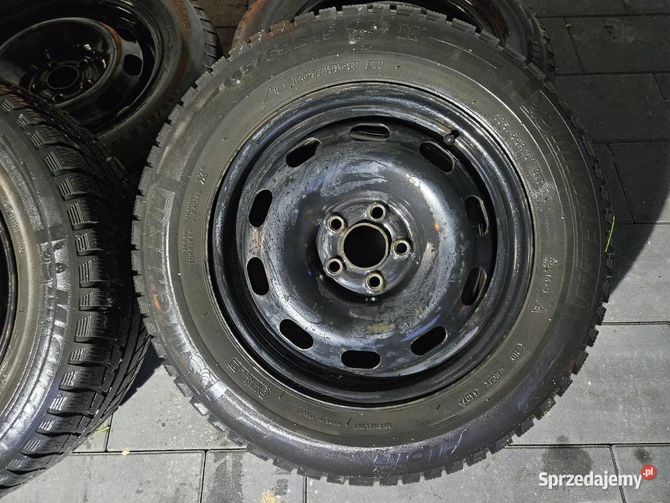 Koła opony zimowe Michelin 19565R15 felgi Łomża