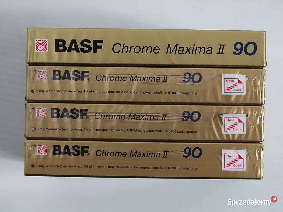 Nowe Kasety Magnetofonowe BASF Chrome Maxima II Biłgoraj sprzedam