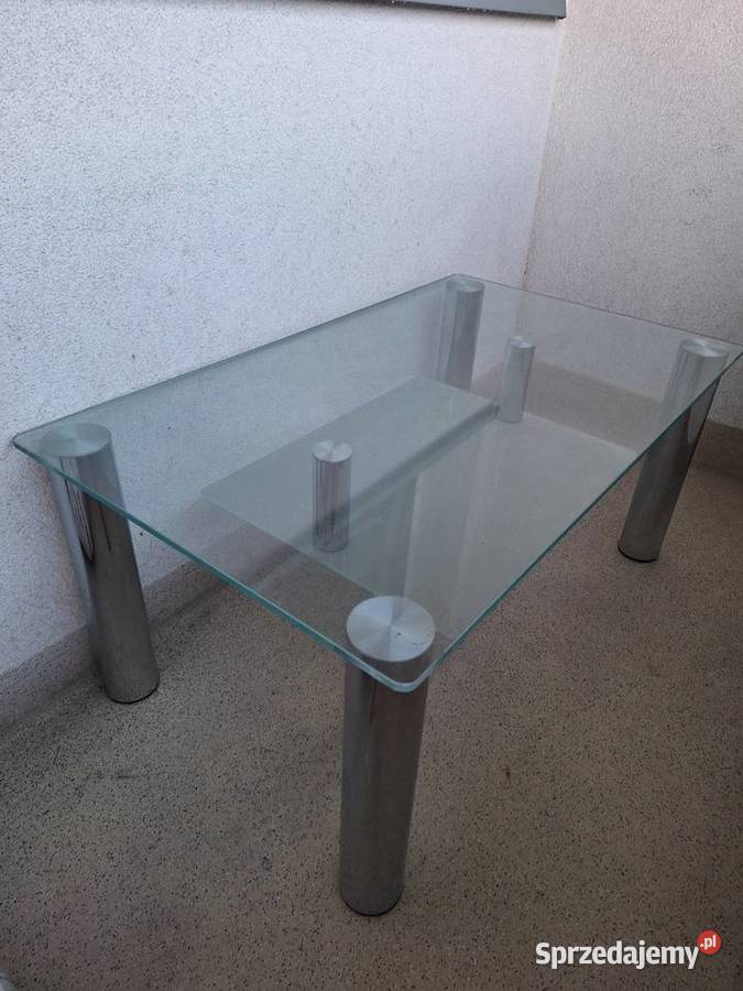 Stółława szklana prostokątna stan salontaras Wrocław
