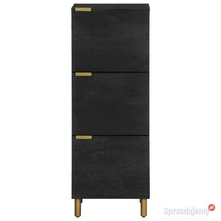 Szafka czarna 40x33x110 materiał drewnopochodny Warszawa