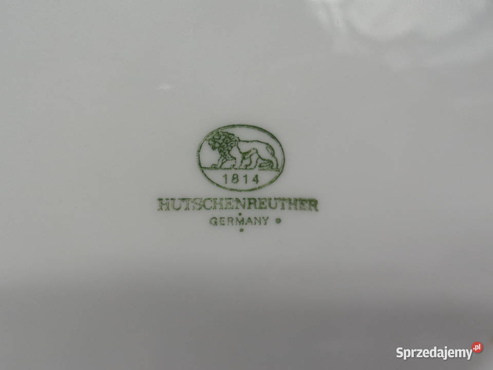 Talerz deserowy Hutschenreuther wielkopolskie Raszków