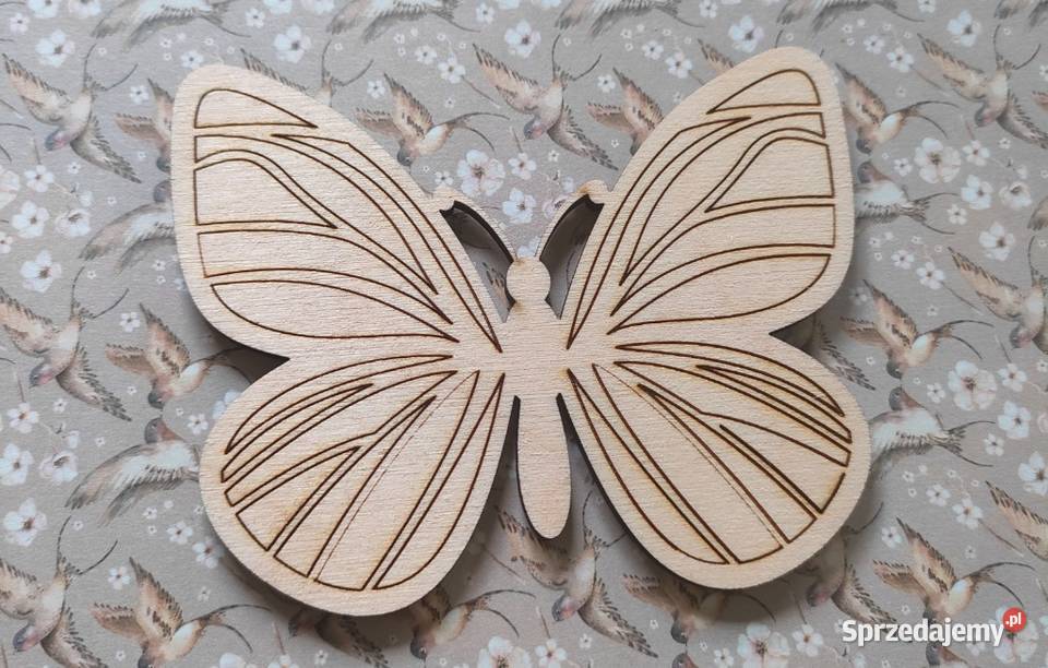 Drewniany Motyl Sklejka Scrapbooking Decoupage Tczew