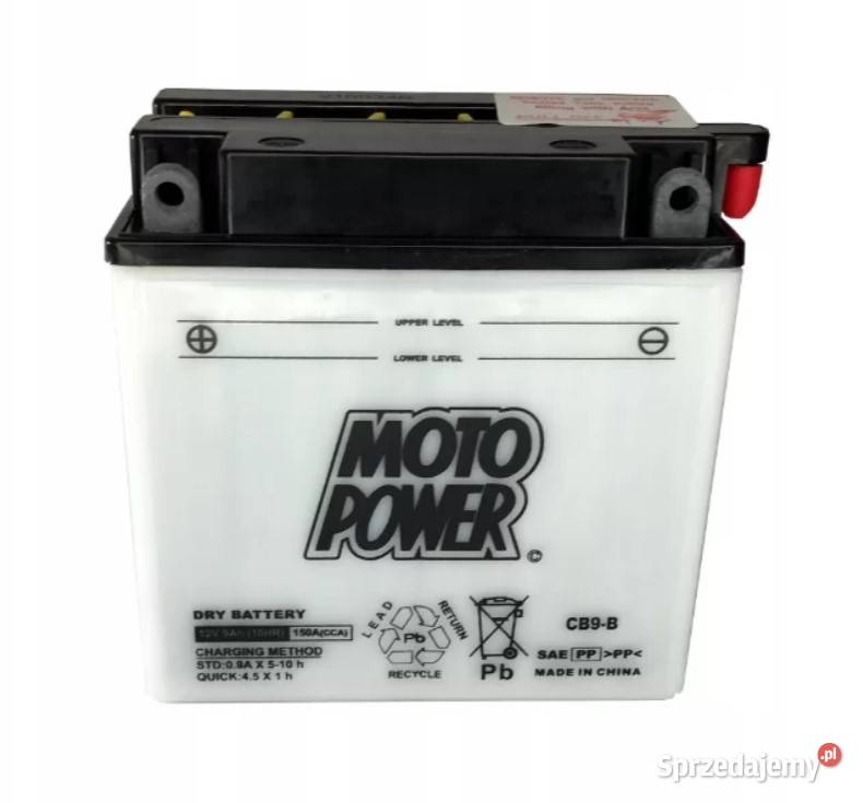 Akumulator motocyklowy MotoPower CB9B YB9B 12V Wałbrzych