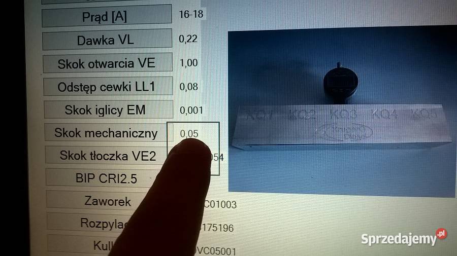 3 ETAP regulacja wtryskiwaczy zestaw Pakiet Bielsko-Biała