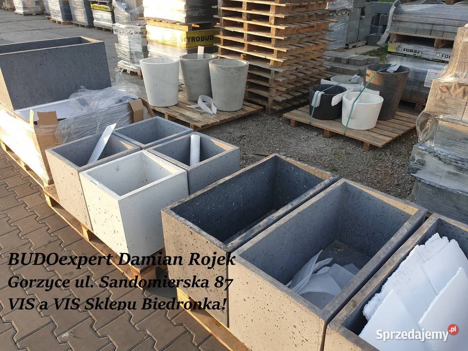 Donica beton architektoniczny 30 x 60 x 40 podkarpackie Stalowa Wola
