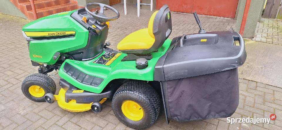 John Deere X350R z POLSKI stan IDEALNY traktorek Kosiarki i podkaszarki sprzedam