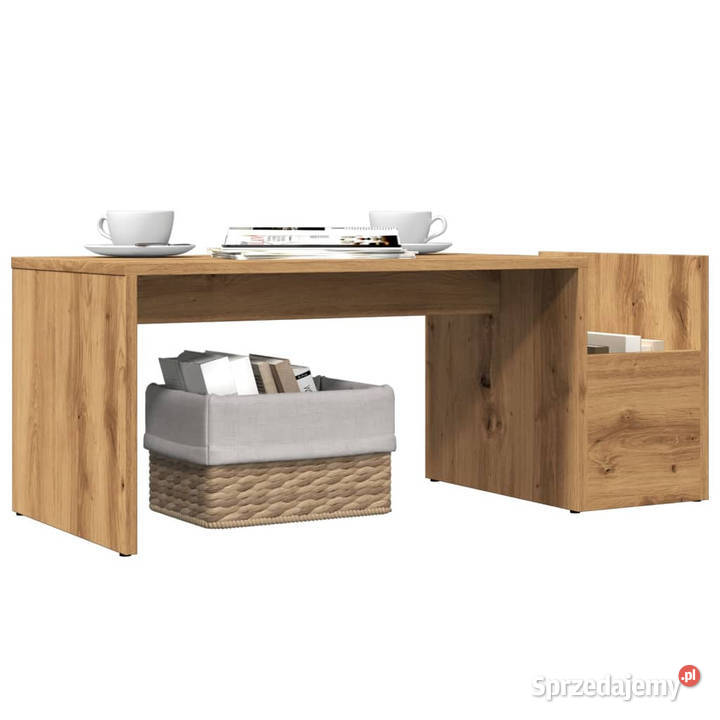 Stolik kawowy dąb artisian 90x45x35 WM856057 mazowieckie Warszawa