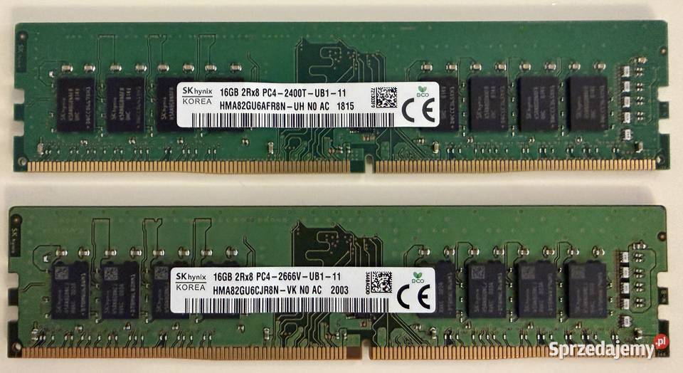 Pamięć RAM 16GB Samsung Hynix Warszawa