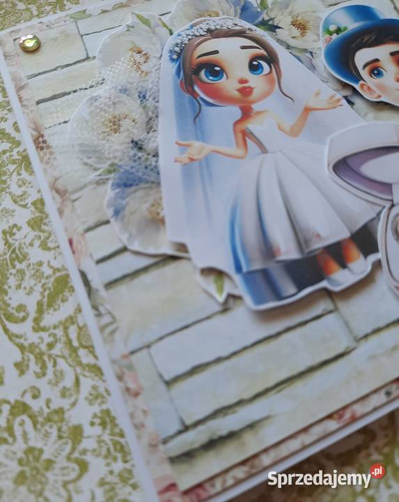 Kartka personalizowana na Ślub Pogonów