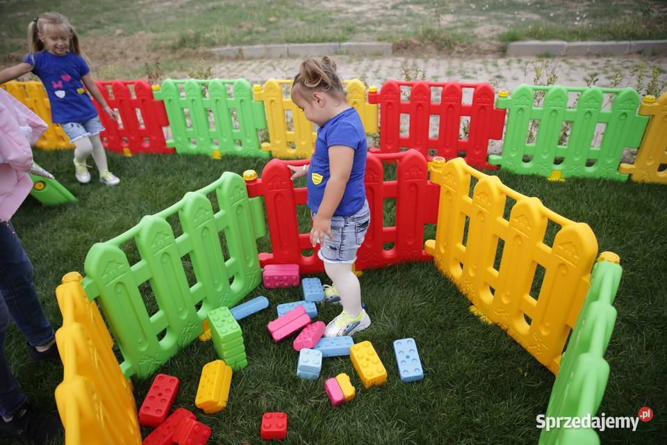 ogrodzenie modułowe dzieci Spring czerwono Kraków sprzedam