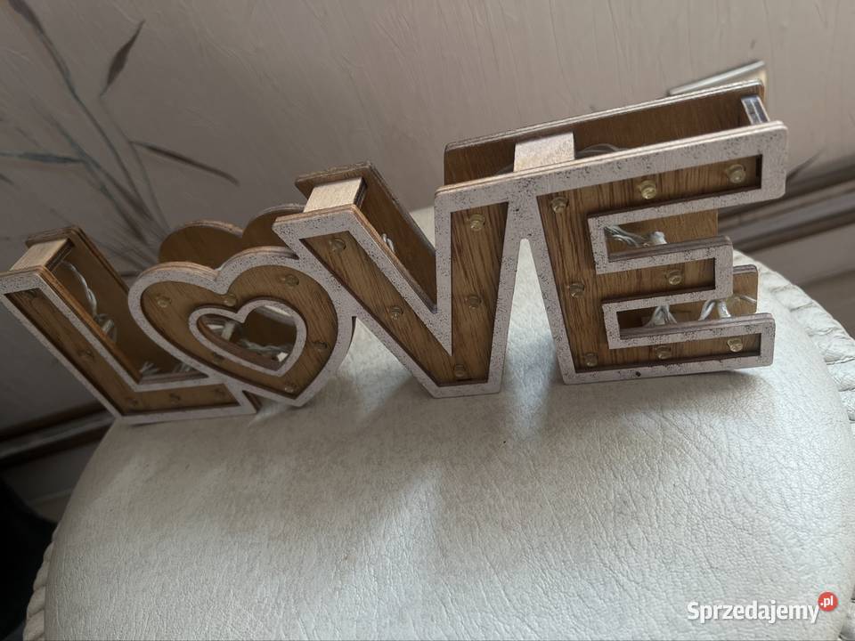 Dekoracja LOVE Żary