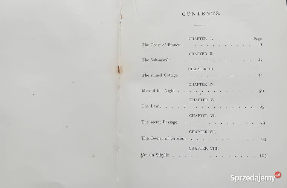 Arthur Conan Doyle Uncle Bernac Tauchnitz Koźminek