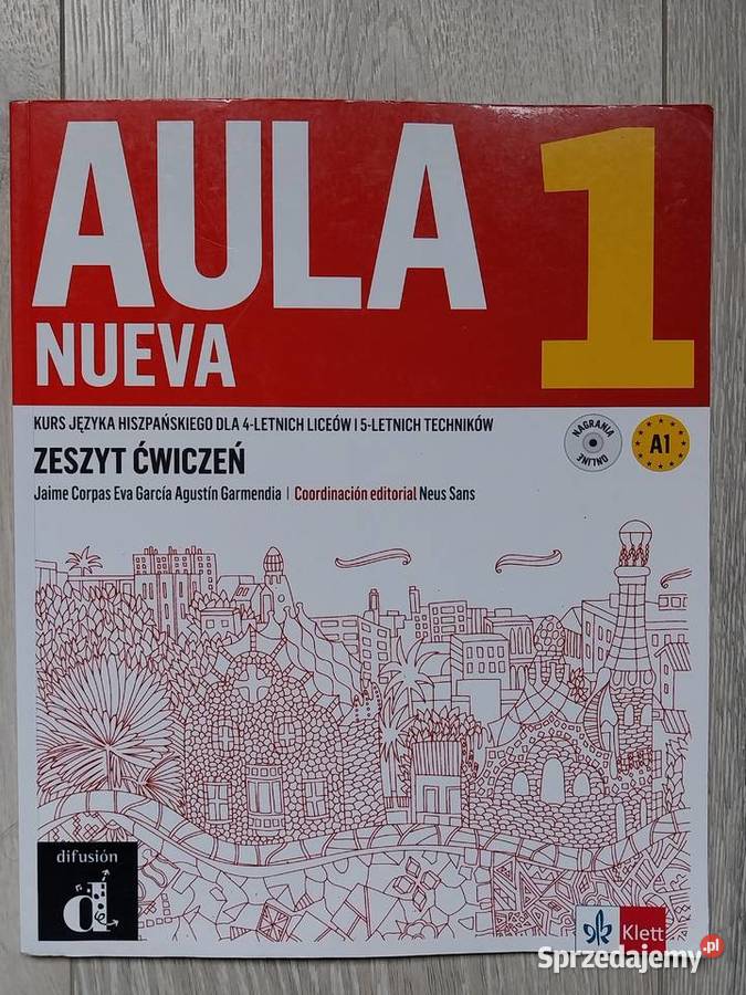 Aula Nueva 1 Podręcznik J hiszpański Zeszyt Marki sprzedam