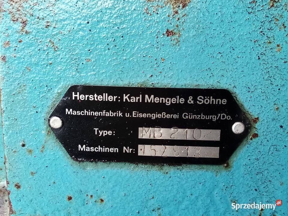 Sprzedam sieczkarnie do kukurydzy mengele MB 210 Agromasz Winowno