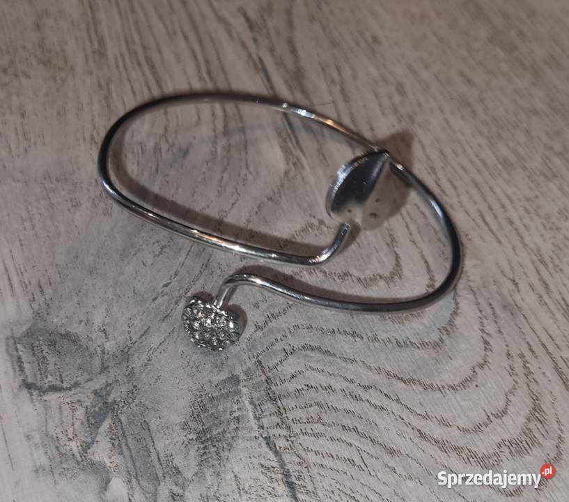 Bransoletka damska serduszko Łódź sprzedam