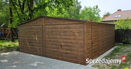 Garaż blaszany 6x58 drewnopodobny małopolskie Jodłownik