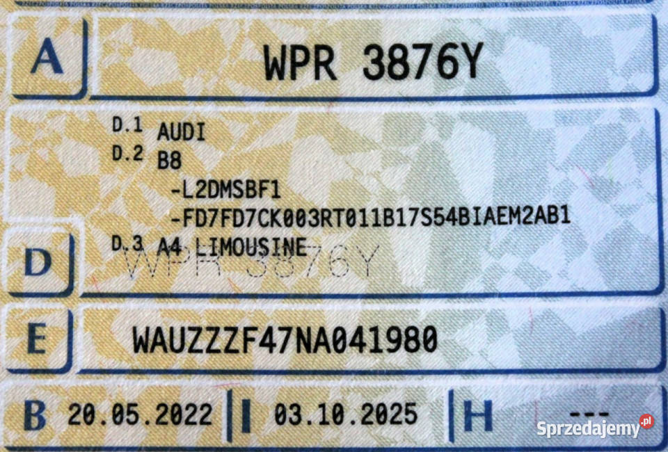 Audi A4 35TFSI 150 SalonPL Automat FV23 LED Rok produkcji 2022 Sokołów