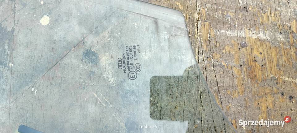 Szyba boczna kierowcy A4 B8 prowadnice szyby Żary