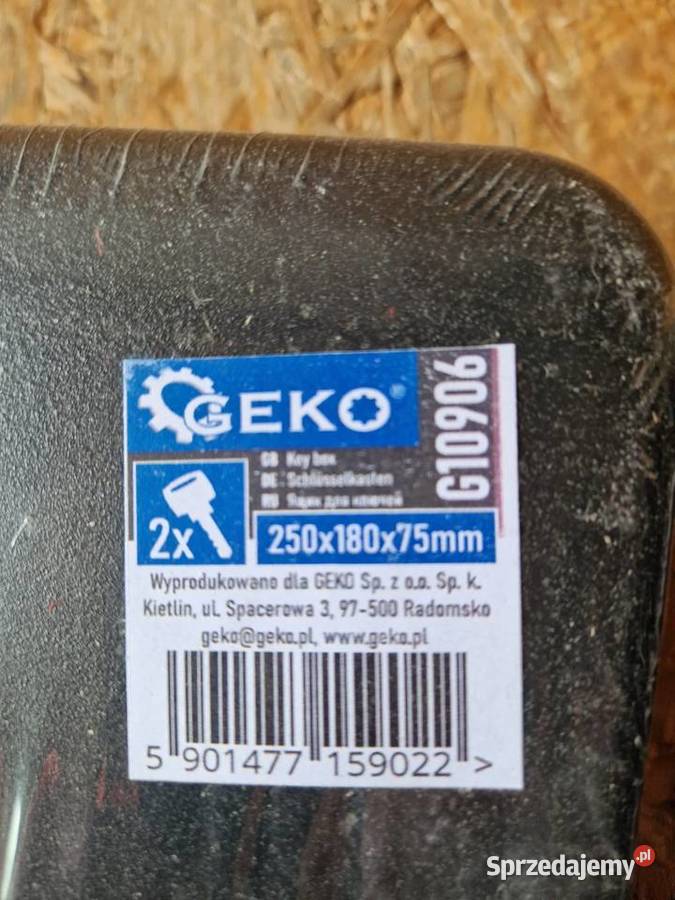 Metalowa skrzynka na klucze GEKO G10906 o wielkopolskie Głogowa
