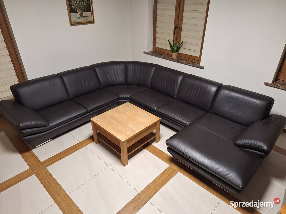 CALIA ITALIA narożnik wypoczynek skóra naturalna Borki