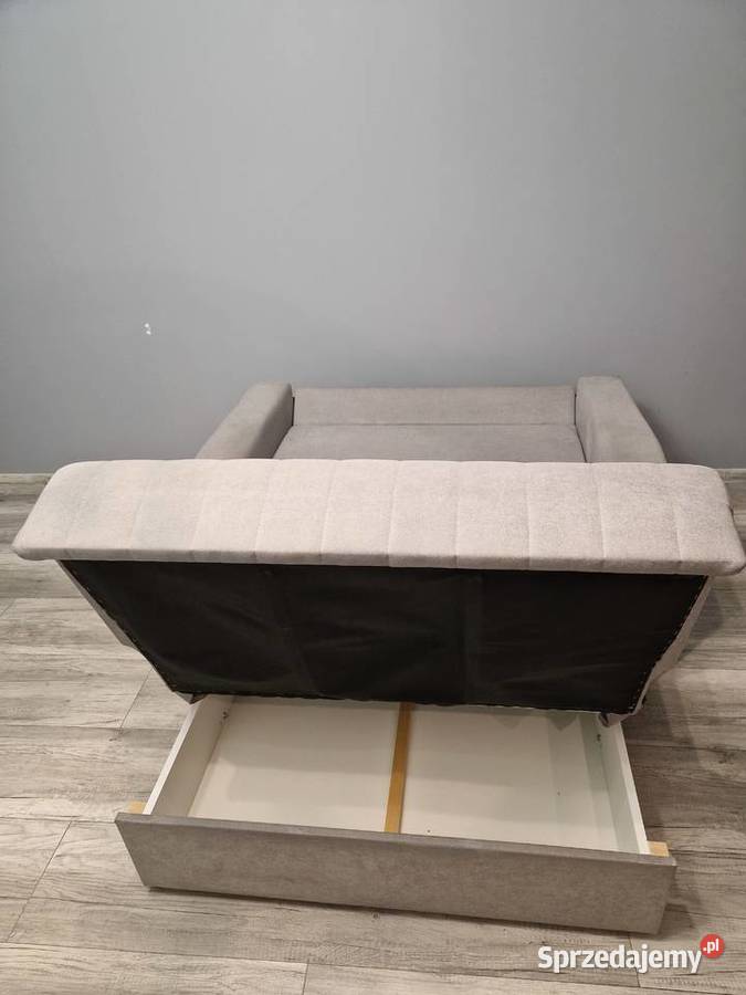 Sofa rozkładana z pojemnikiem na pościel 107cm Chorzów