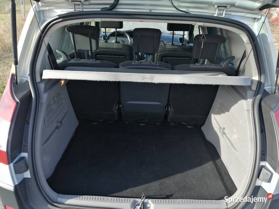 Renault scenic 2 2004 16 benzyna isofix klima 2 srebrny Chełmno
