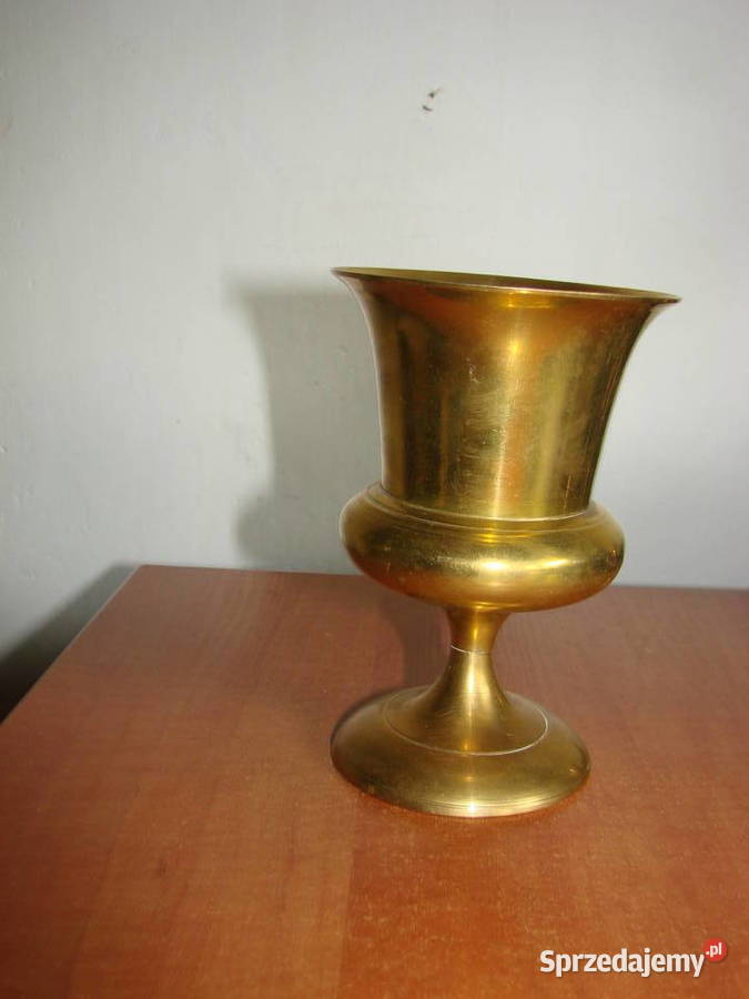 mosiężny kielich puchar Pruszcz Gdański