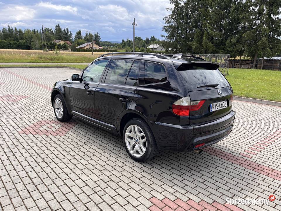 BMW X3 E83 20D 2007r czarny Jasło