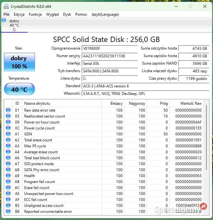 Komputer Dell Vostro V270s Windows 11 8GB 256GB Pamięć RAM 8 Dell Lublin