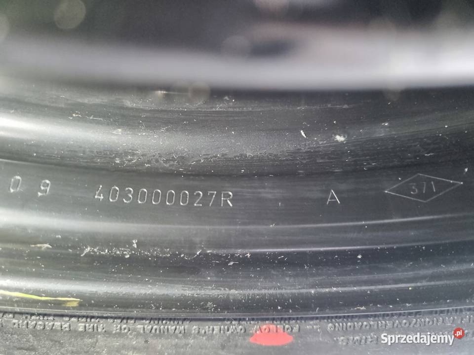 KOŁO ZAPASOWE Megane Scenic III 20555 R16 felga lubelskie Chełm