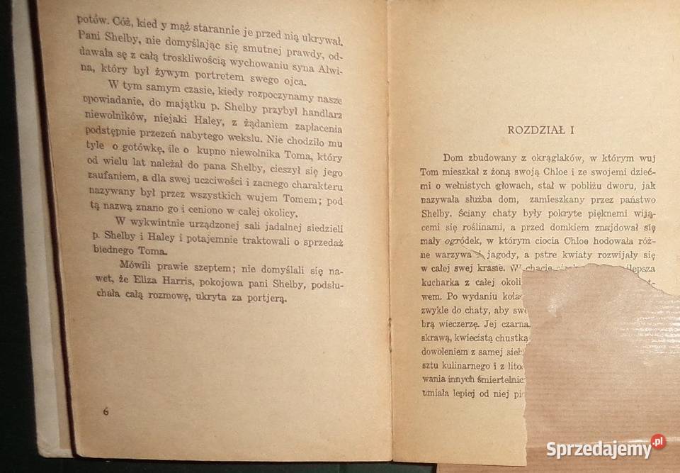 Chata wuja Toma Beecher Stowe 1950 uszkodzona podkarpackie Rzeszów