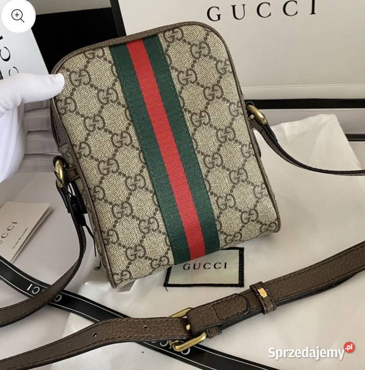 Torebka męska saszetka nerka Gucci monogram Listonoszka  małopolskie Kraków
