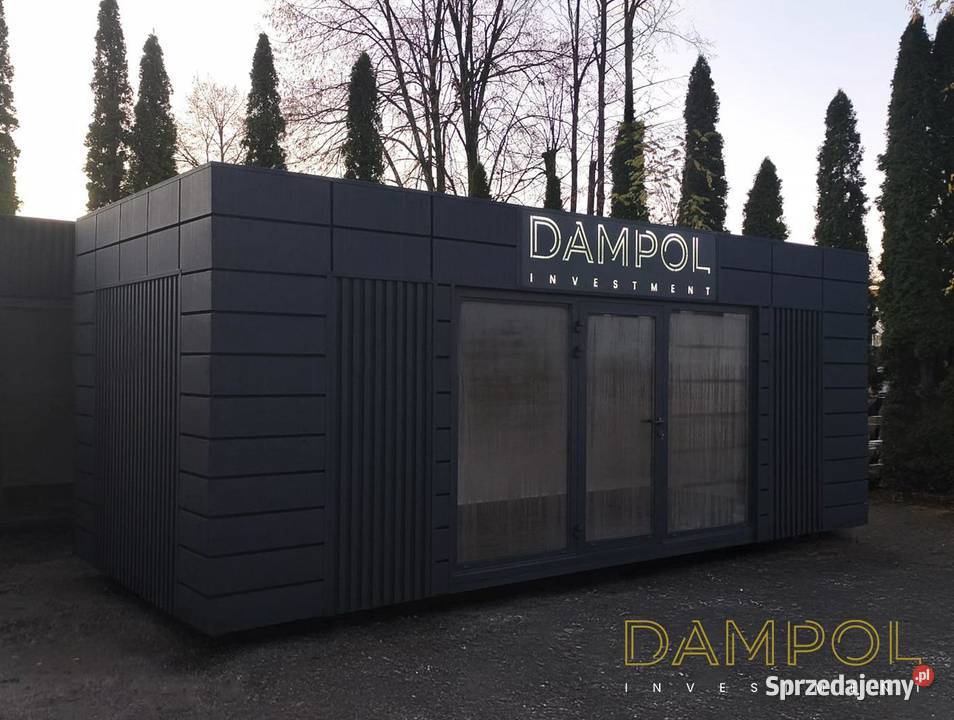 Nowoczesny kontenerpawilon 700 300 kompaktowy Katowice