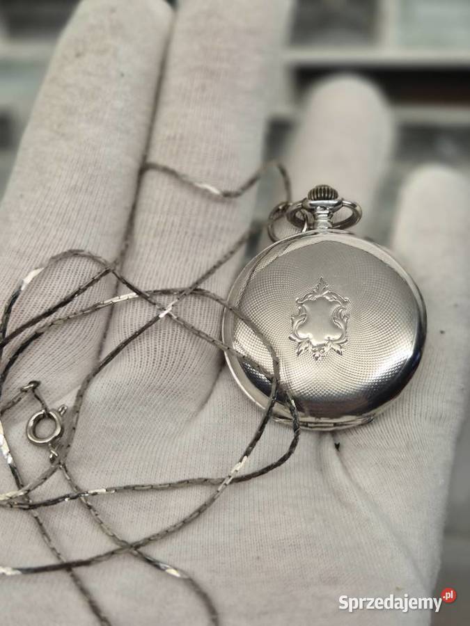 Rzadki unikalny zegarek Zenithsrebro pr 900 śląskie Chorzów