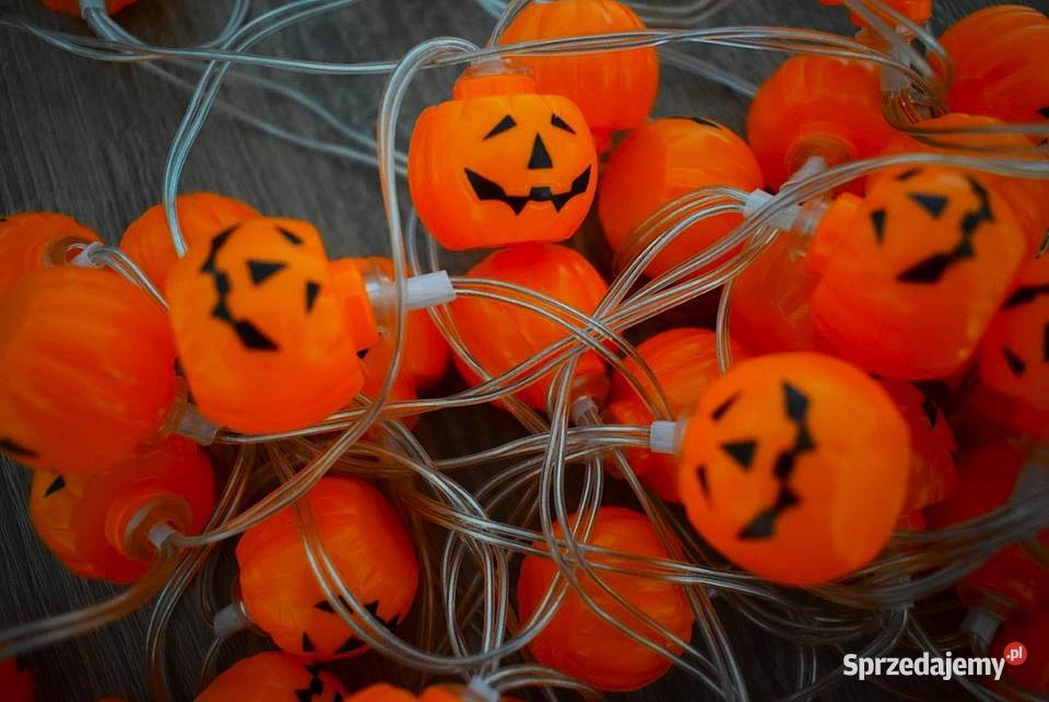 Lampki na Halloween Dynie 50 sztuk LED Chełmno