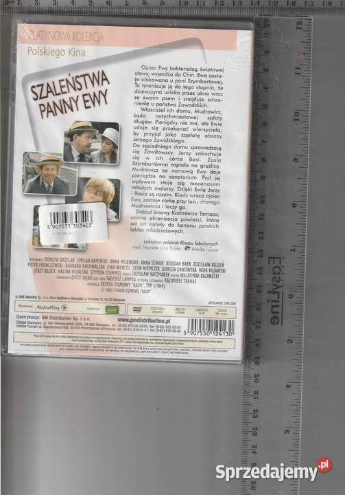 Szaleństwa panny Ewy Emilian Kamiński DVD DVD Pruszków