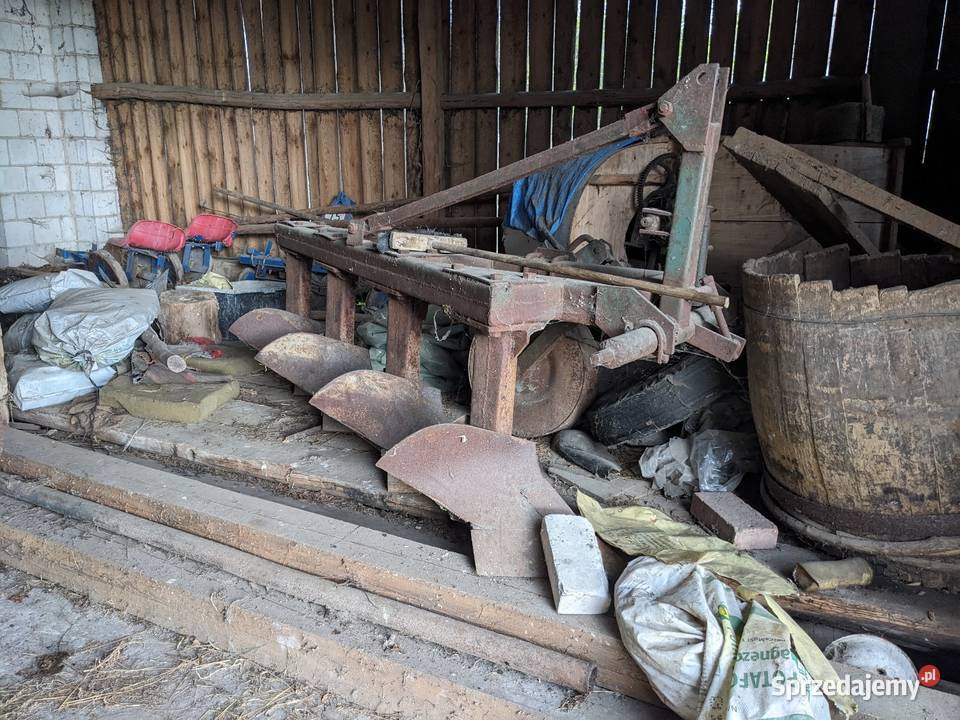 Pług 4 skibowy pługi 4 nieuszkodzony Pługi