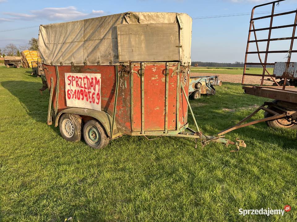 Przyczepa do przewozu koni bydła zwierząt Boeckman Sieradz