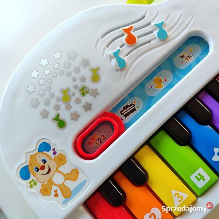 Pianinko Malucha zabawka interaktywna Fisher 6m+ Zabawki Katowice