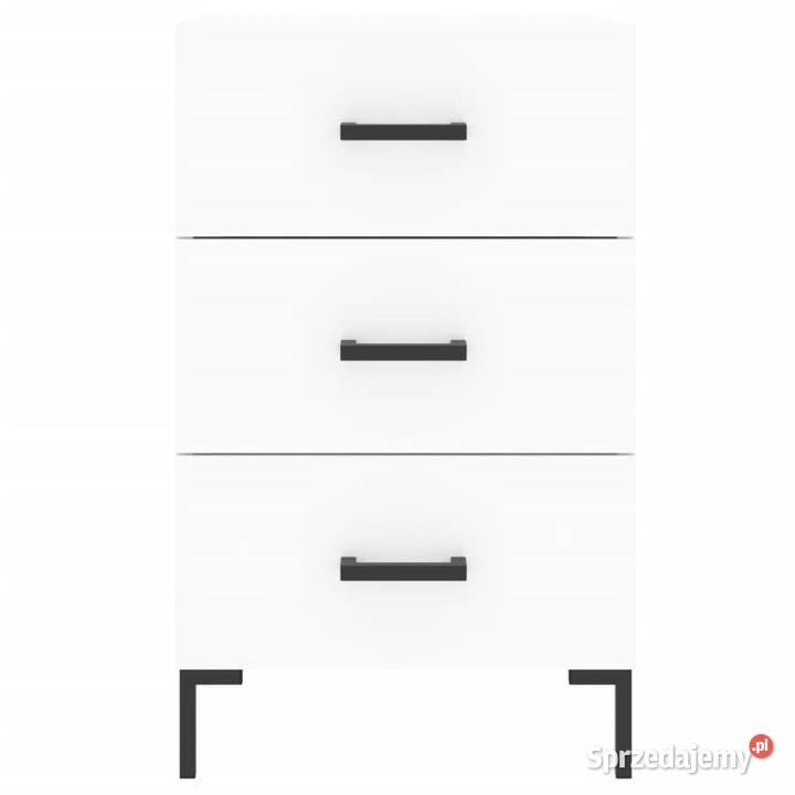 Szafka nocna biała 40x40x66 materiał mazowieckie Warszawa