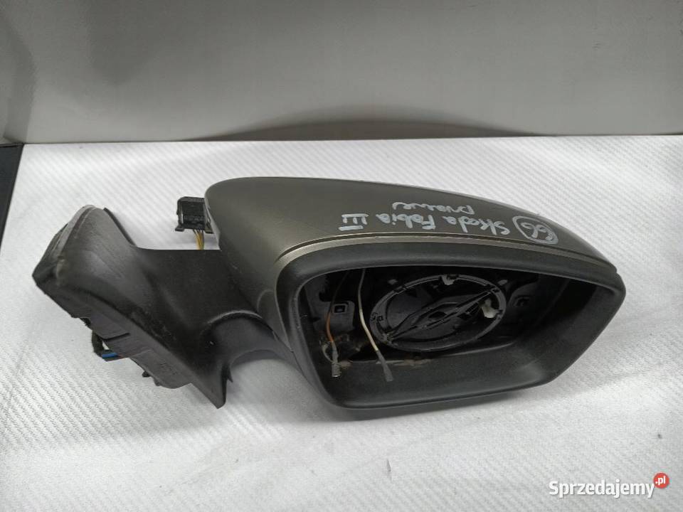 LUSTERKO PRAWE 6 PIN SKODA FABIA III 6V1857408 sprzedam